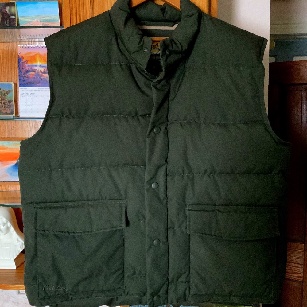 Cabelas Goose Down Vest